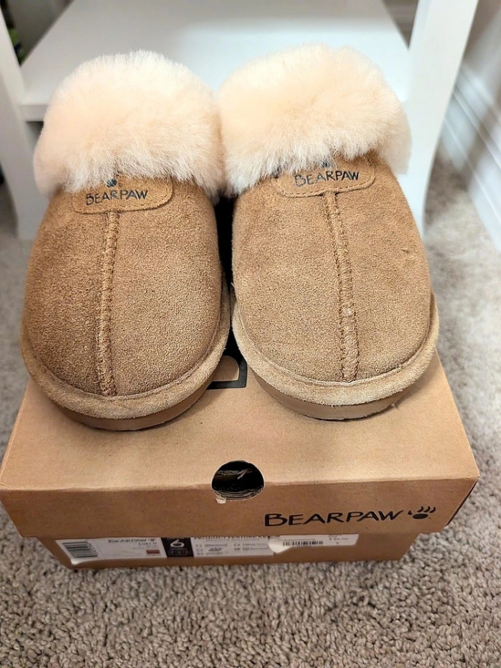 BEARPAW Loki II Brown & Cream Slippers